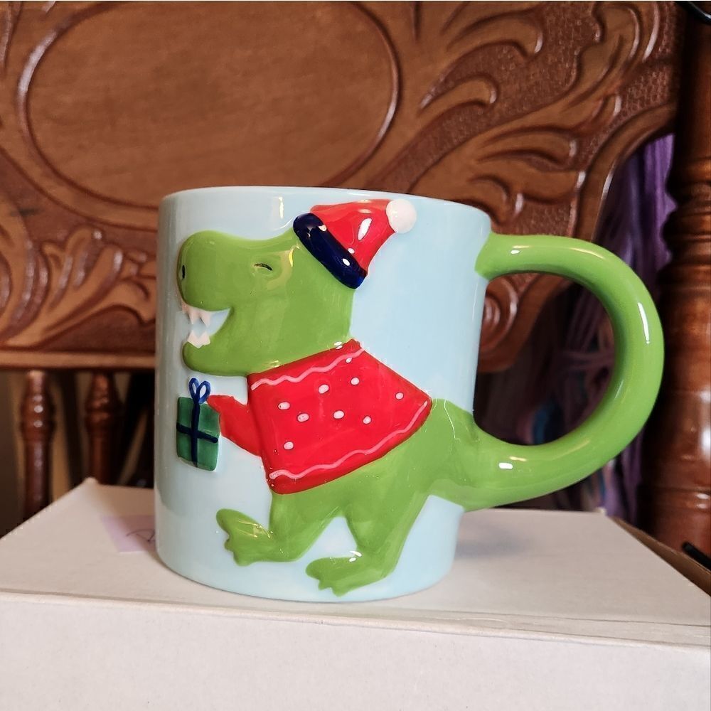 New! Adorable Christmas Dinosaur, Deer or Unicorn Coffee Mugs